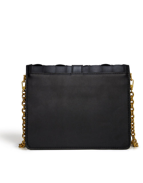 Load image into Gallery viewer, Daisy Black Vegan Shoulder &amp; Crossbody Bag
