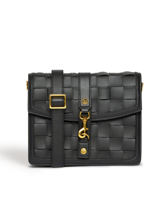 Load image into Gallery viewer, Daisy Black Vegan Shoulder &amp; Crossbody Bag
