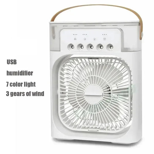 Portable 3 In 1 Fan AIr Conditioner Household Small Air Cooler LED