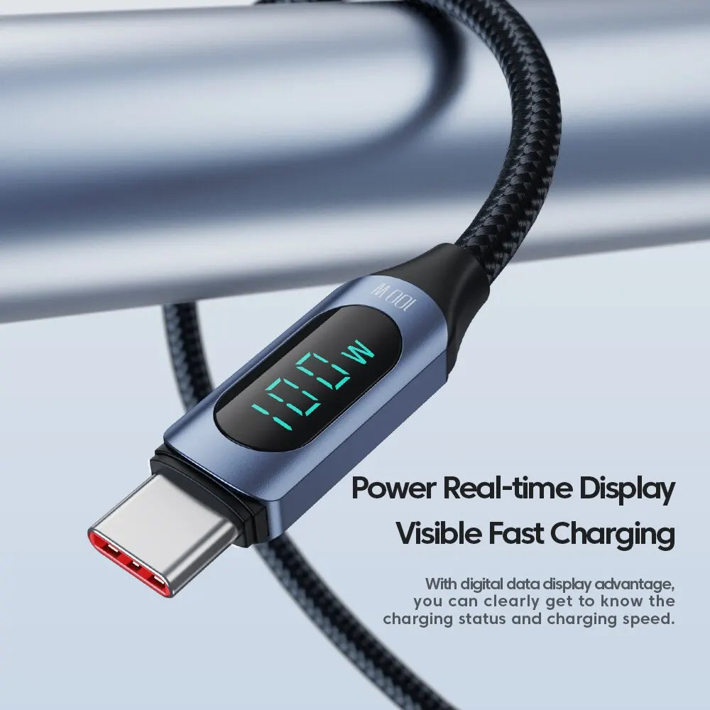 Toocki Type C to Type C Cable 100W PD Fast Charging Charger USB C to