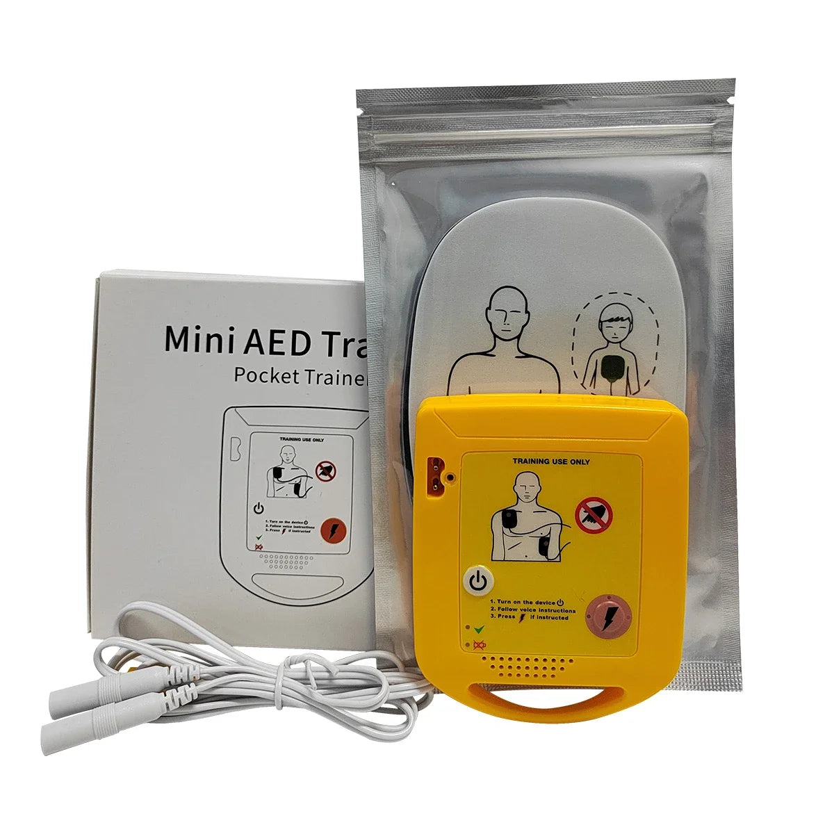 Mini AED Trainer Automated Cardiopulmonary Defibrillator Resuscitation