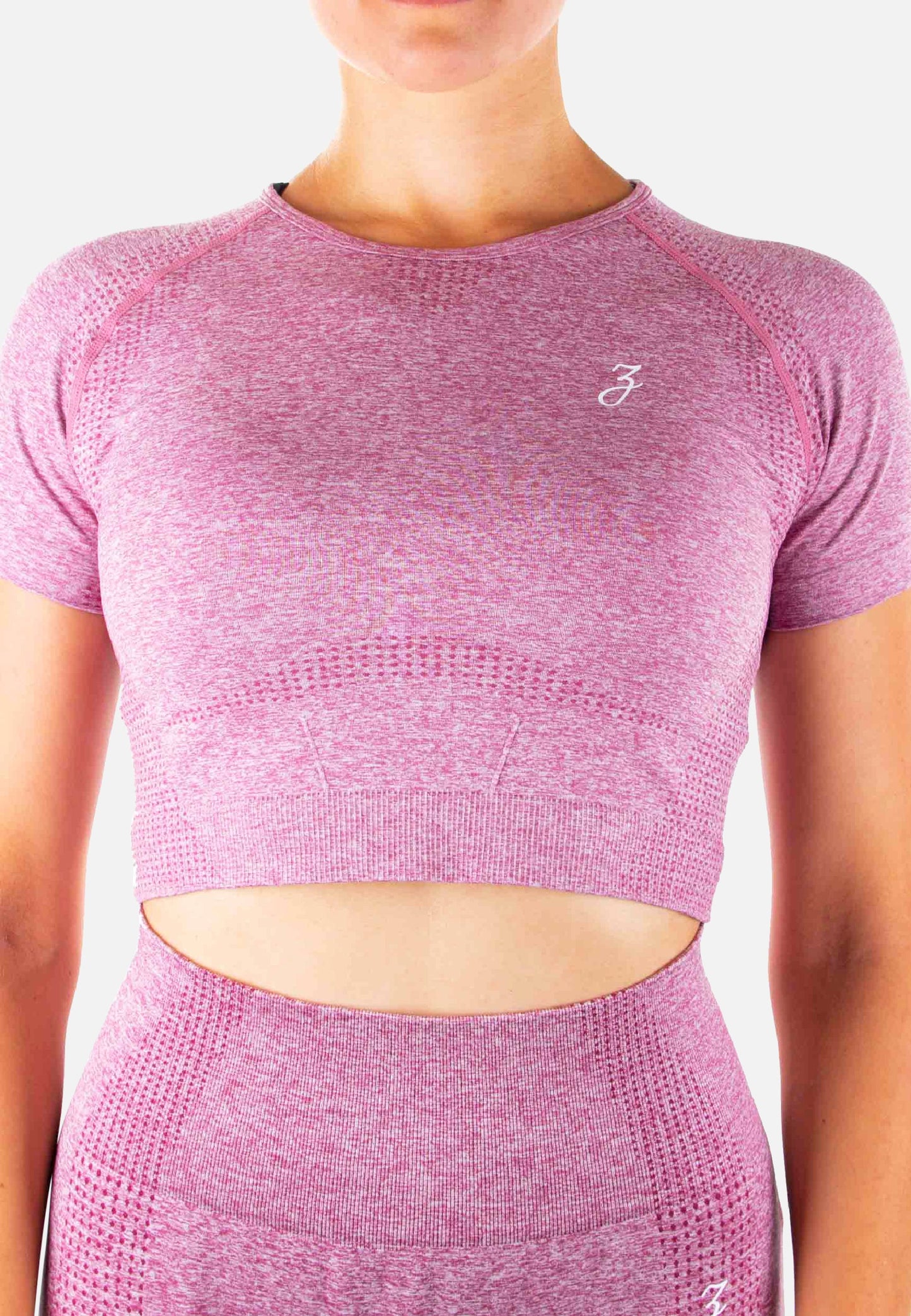 Crop Top Dynamic - pink - Damen