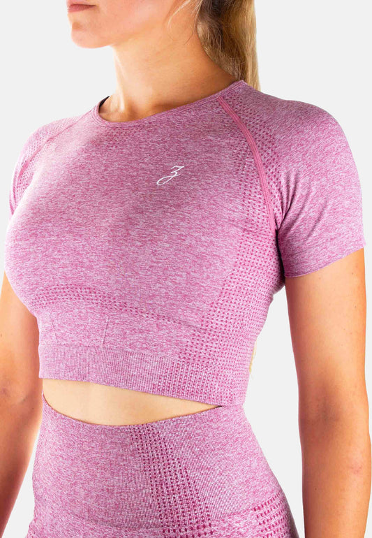 Crop Top Dynamic - pink - Damen