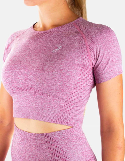 Load image into Gallery viewer, Crop Top Dynamic - pink - Damen
