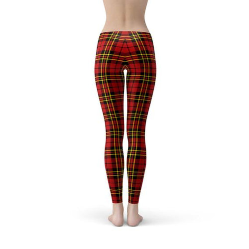 Load image into Gallery viewer, Womens Red Plaid Tartan Leggings
